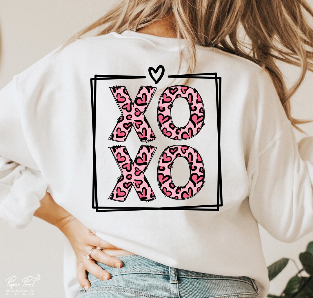 Xoxo Svg Png, Hugs and Kisses SVG, Heart Svg, Valentines Svg, Love Svg ...