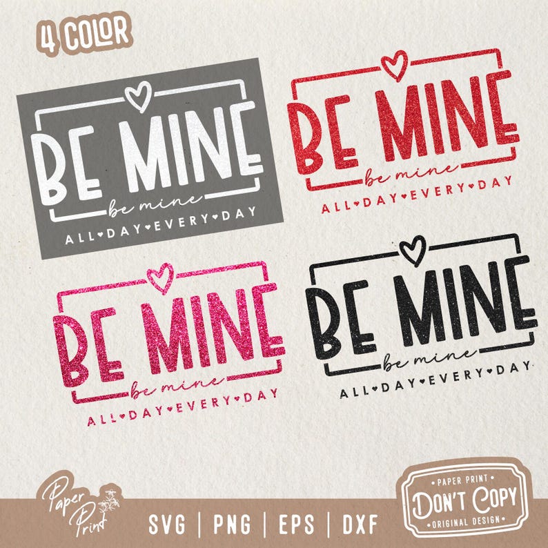 Be Mine Valentines Heart Png Svg, Faux Glitter Valentines Shirt Design ...