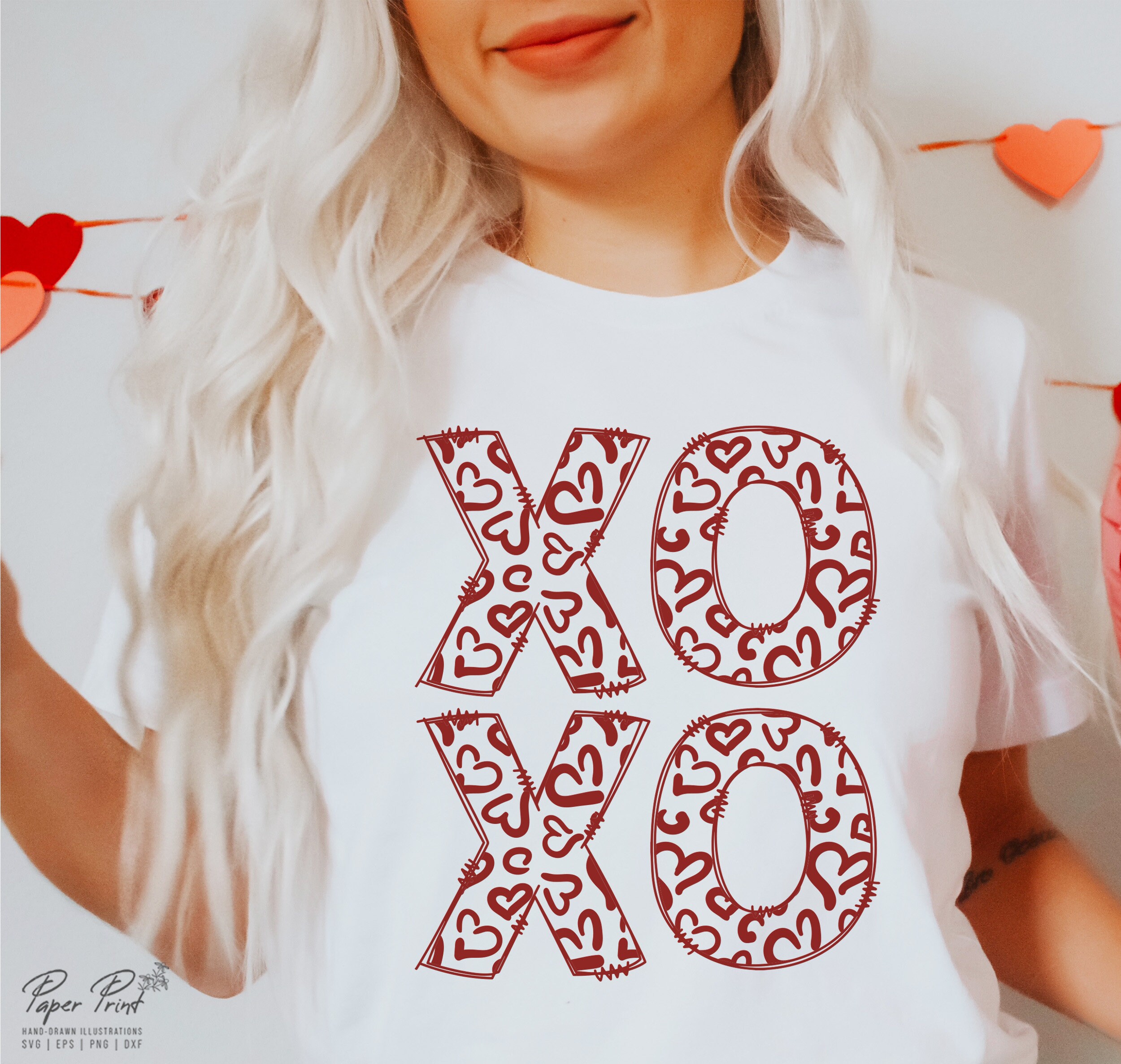 Hugs and Kisses SVG, Xoxo Svg, Heart Svg, Valentines Svg, Love Svg ...