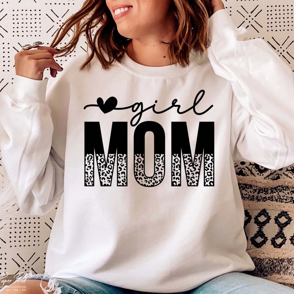 Girl Mom Svg, Girl Mama Svg, Mothers Day Svg, Girl Mom Shirt Svg, Mama Svg, Mama shirt Svg, Mom Svg, Gift for mom Svg, Cut file for Circut