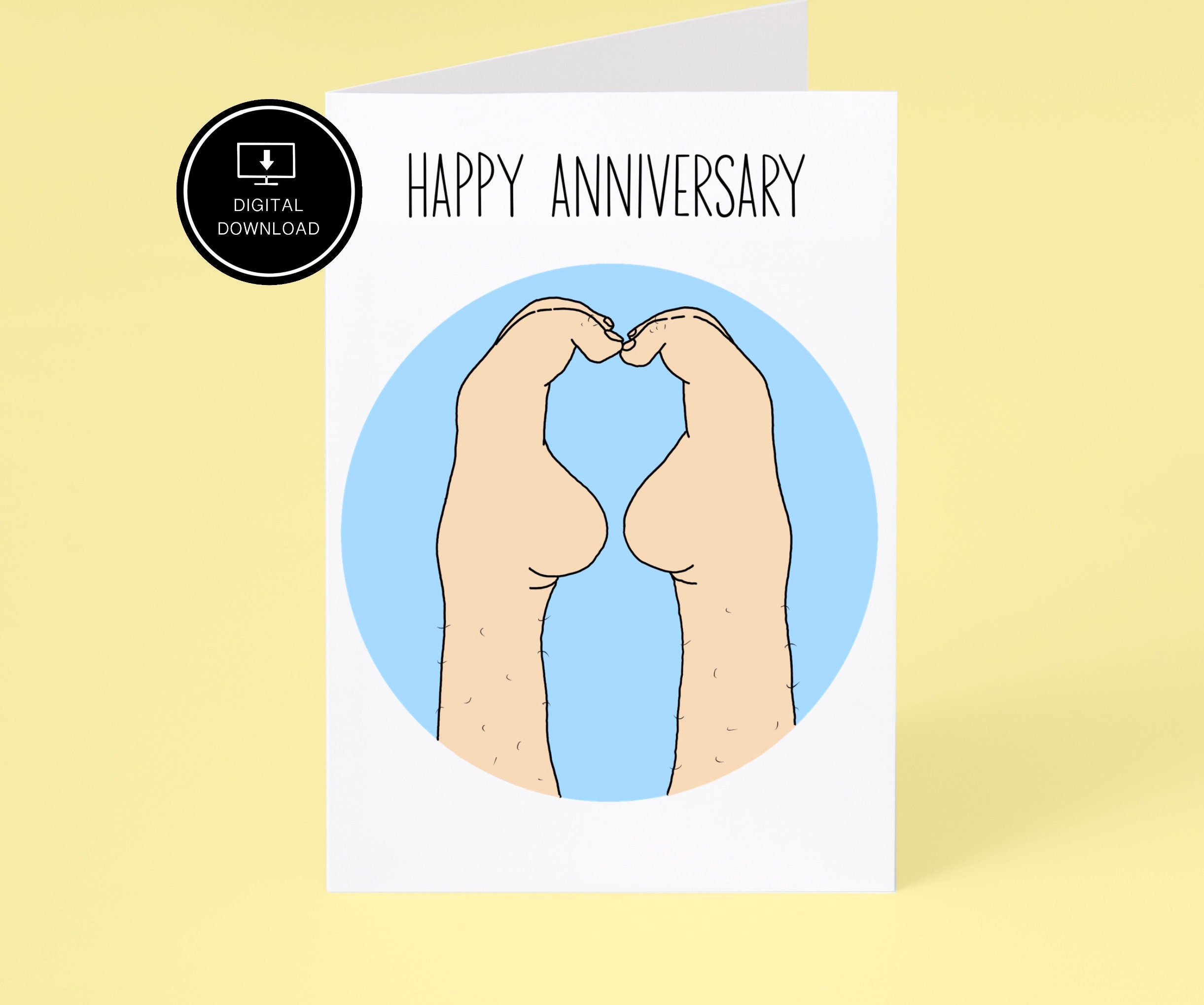 Printable Anniversary Card Funny Anniversary Card Etsy