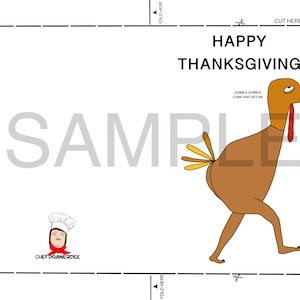 Happy Thanksgiving Card, Funny Thanksgiving Card, Printable Card ...