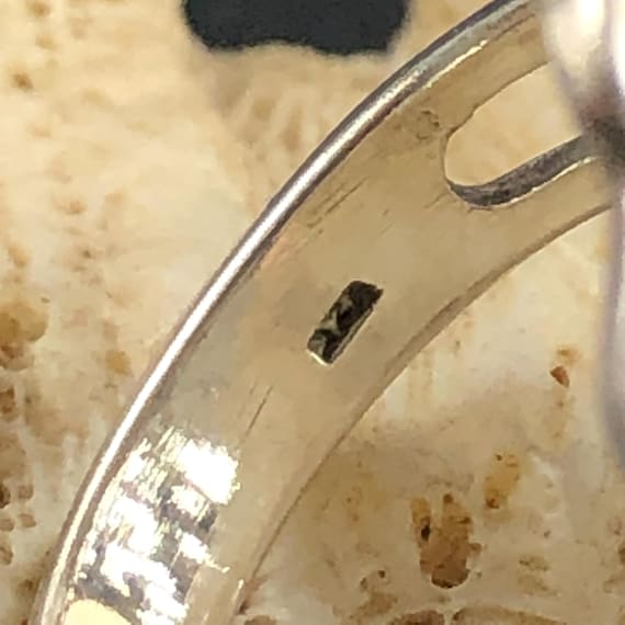 Sterling Silver openwork Scroll Statement Ring Si… - image 10