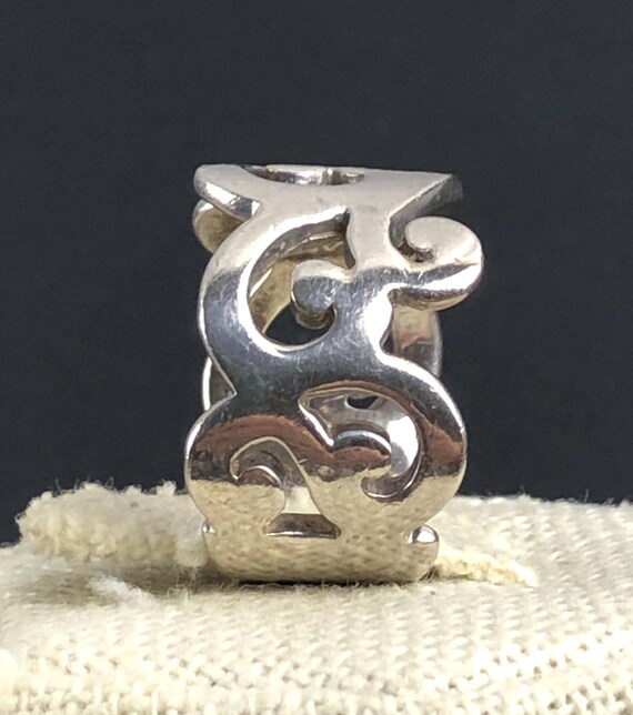 Silpada Sterling Silver Scroll Openwork Wide Band… - image 5