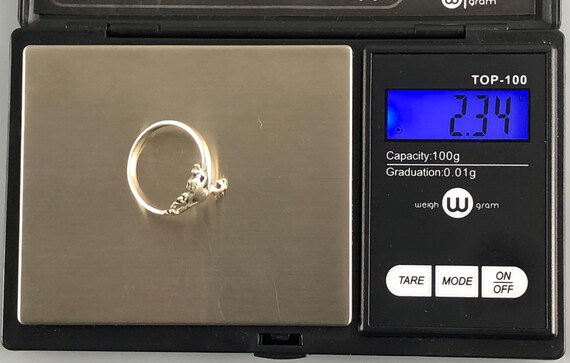 Sterling Silver 925 Frog Figural Stackable Ring S… - image 10