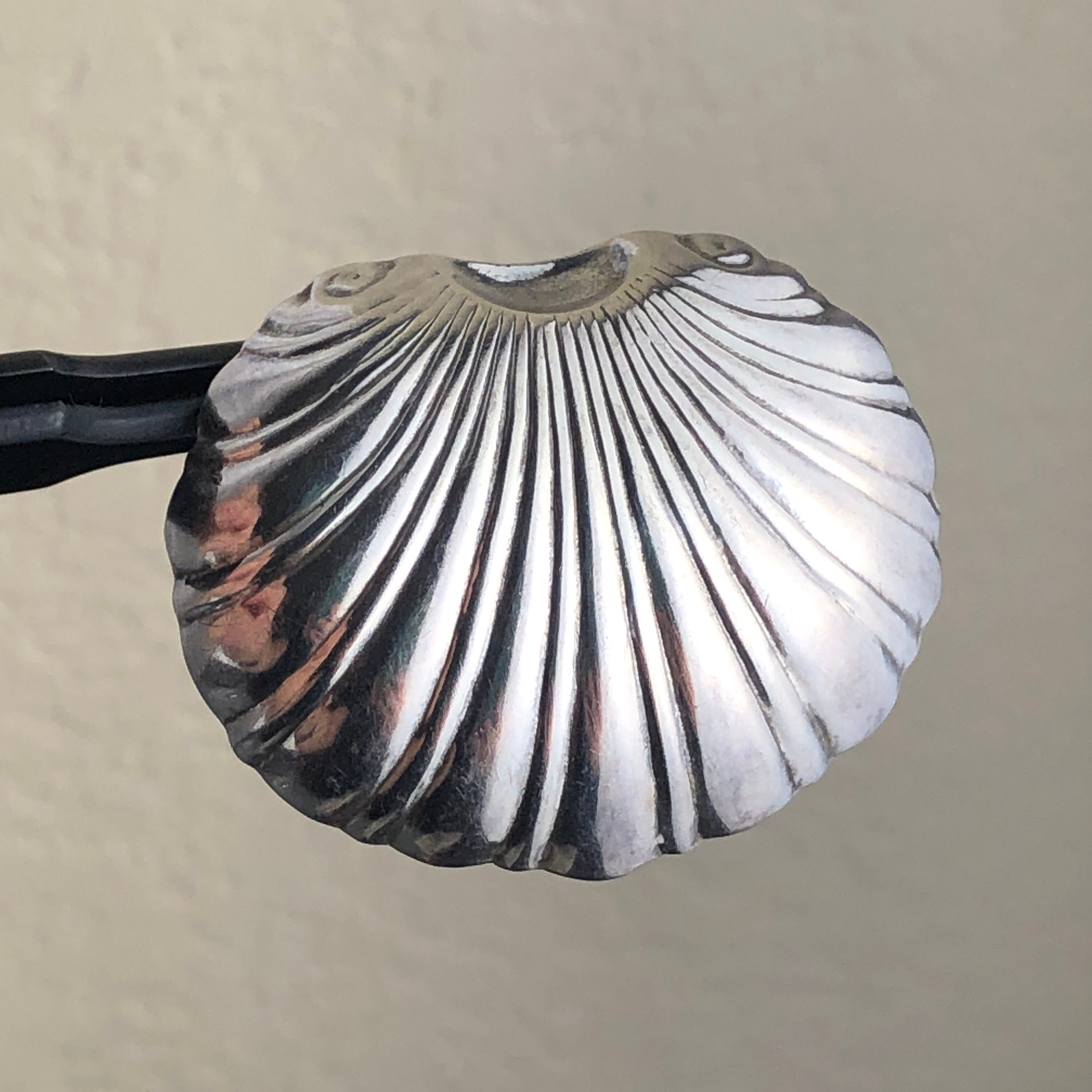 Vintage Mexican Sterling Silver 925 Handmade Ribbed Shell Earrings, Stamped 925  Mexico TF-74 - Etsy UK