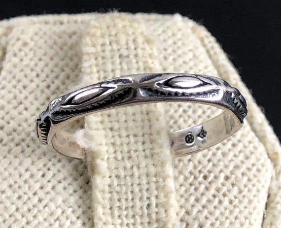 Silpada Stamped Sterling Silver Stackable Band Ri… - image 3