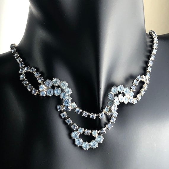 Collier Plastron Ras-de-cou à Strass – 3 Rangs, Pour Mariage & Fêtes