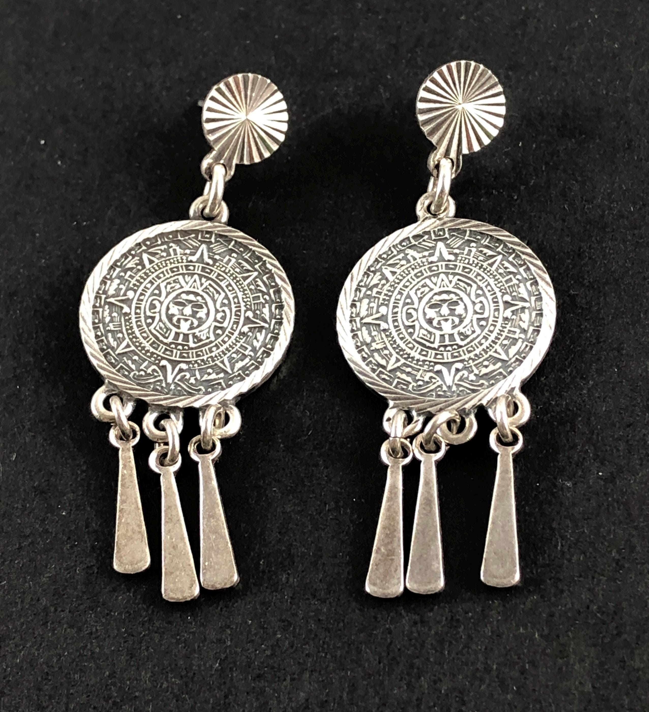 Mexican Silver Jewellery Aztec Face - Etsy