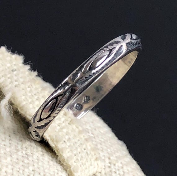 Silpada Stamped Sterling Silver Stackable Band Ri… - image 4