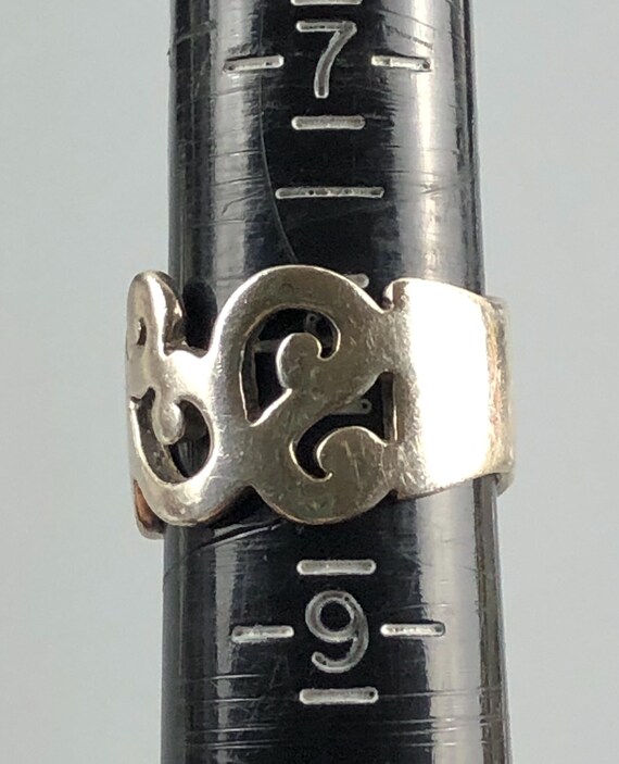 Silpada Sterling Silver Scroll Openwork Wide Band… - image 12