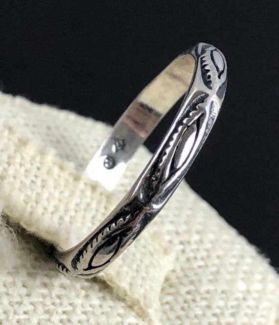 Silpada Stamped Sterling Silver Stackable Band Ri… - image 9