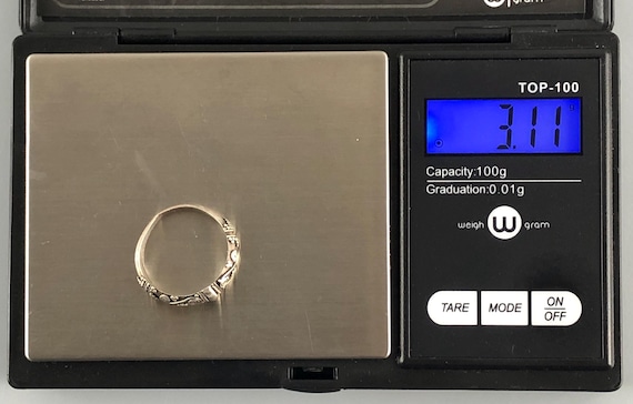 Bali Style Sterling Silver Stackable Ring Size 8 - image 10