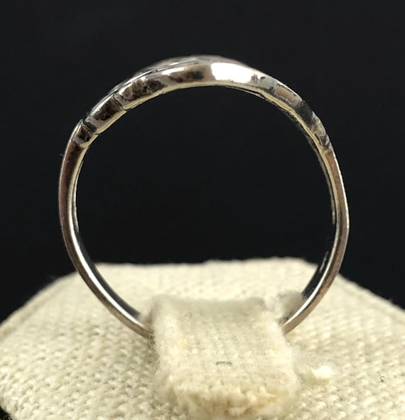 Sterling Silver openwork Scroll Statement Ring Si… - image 9