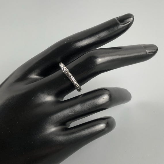 Silpada Stamped Sterling Silver Stackable Band Ri… - image 2