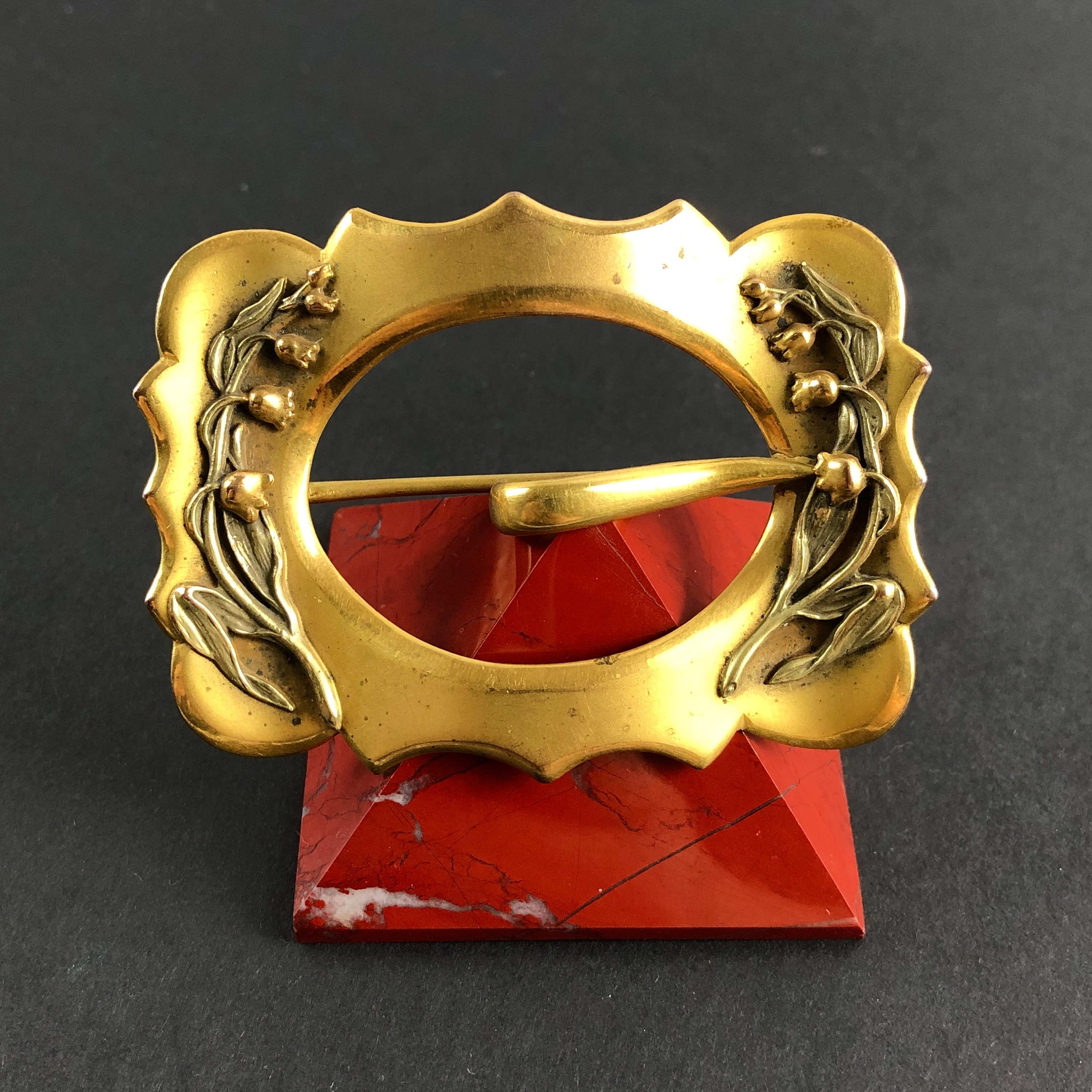 アンティーク アールヌーボー ブローチ：ビクトリア朝のスズラン