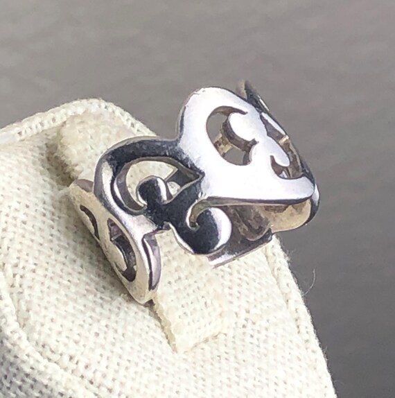 Silpada Sterling Silver Scroll Openwork Wide Band… - image 8