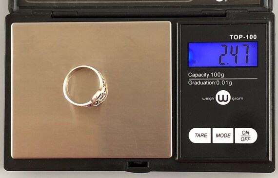 Sterling Silver Celtic Knot Stackable Ring Size 6… - image 12