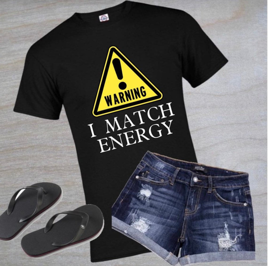 Warning I Match Energy, Energy Shirt, Self Care Shirt, Matching Energy