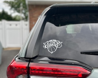 NY Knicks Car Sticker Decal - New York Knicks Vinyl Window Decal for Cars, Coolers, Laptops - NBA 2026 Champions Basketball Bumper Sticker