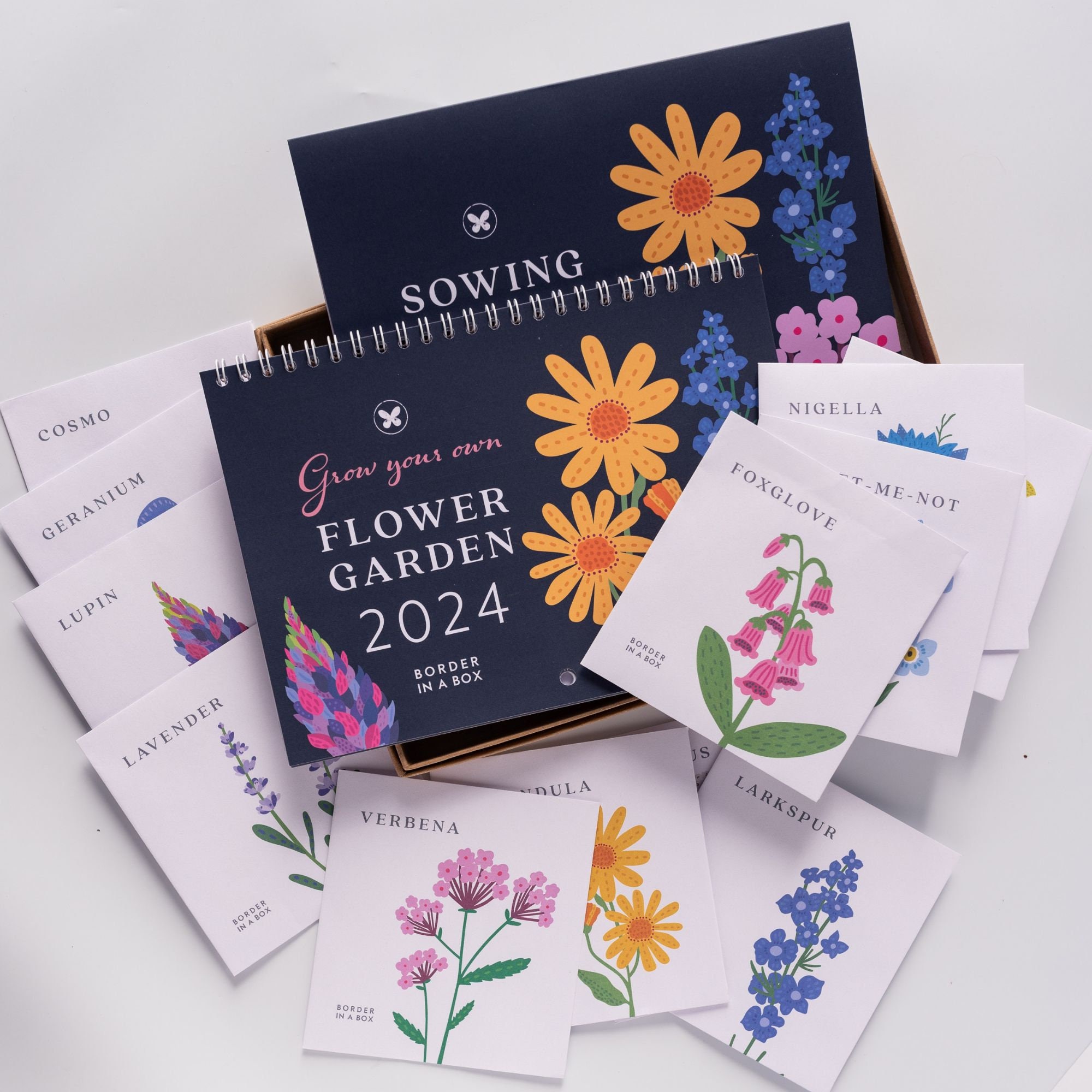2024 Flower Seed Calendar Grow Your Own Flower Garden Etsy