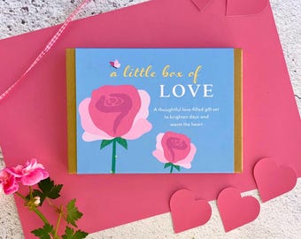 Love Gift Box • Self Care Gift • Rose Quartz • Seed Gift Set • Thinking of You Gift • Letterbox Gift for Her • Positive Wellbeing Gift