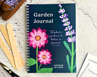 A5 Garden Journal • Monthly Perpetual Planner • New Home Gift • Mother’s Day Gardening Gift