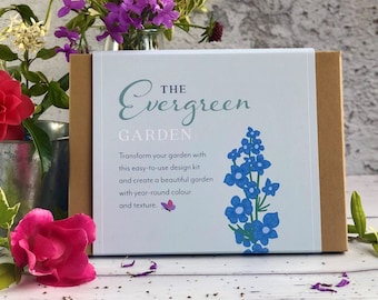 Evergreen Garden Planting Plan: Year-Round Flowers & Shrubs