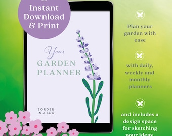 Garden Design Planner: Sketch & Organize (A4 Printable)