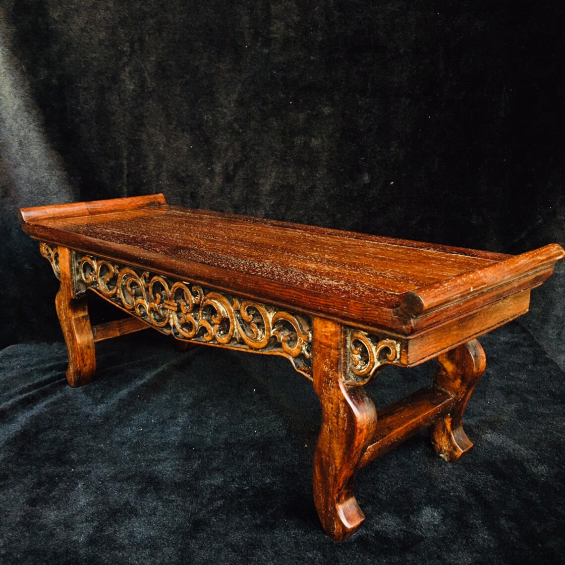 Chinese antique natural rosewood table tea table hand carved Etsy