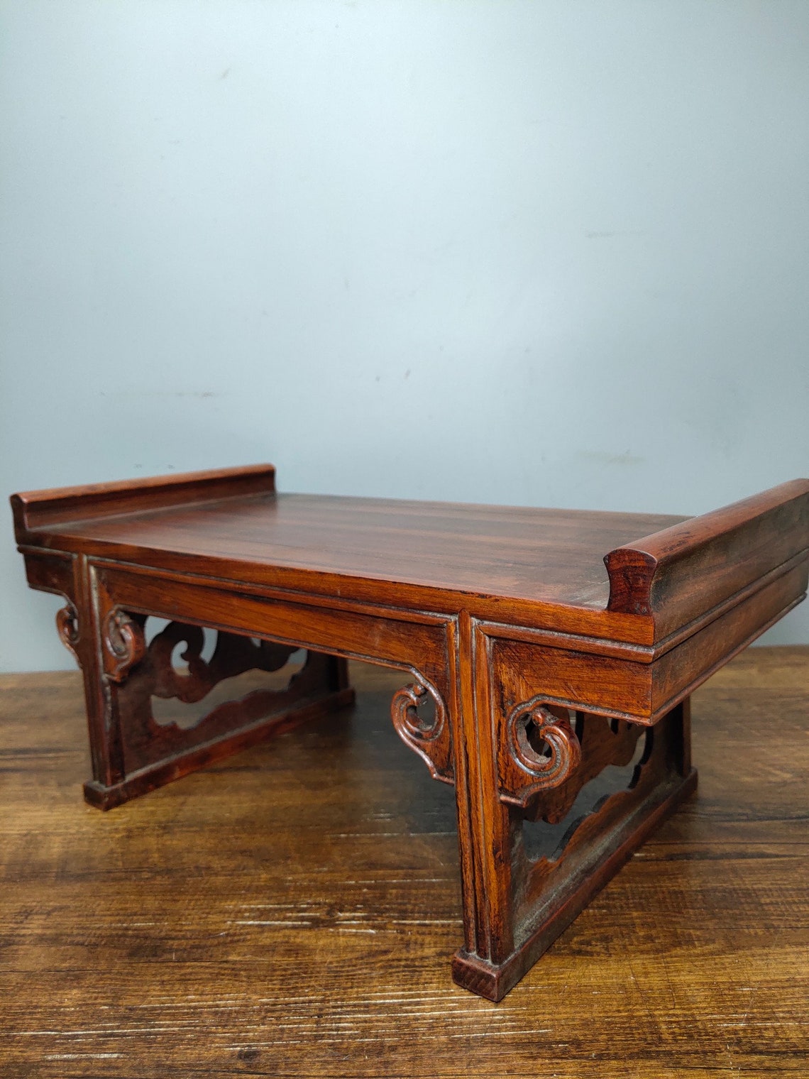 Chinese antique natural rosewood tea table statue is ancient Etsy