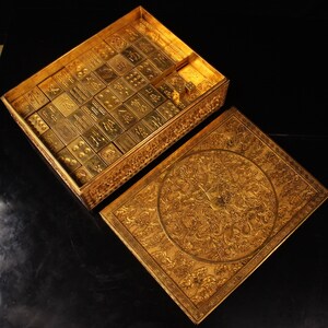 Antique Complete Guanyin Goddess box Mahjong set Gorgeous at 1stDibs