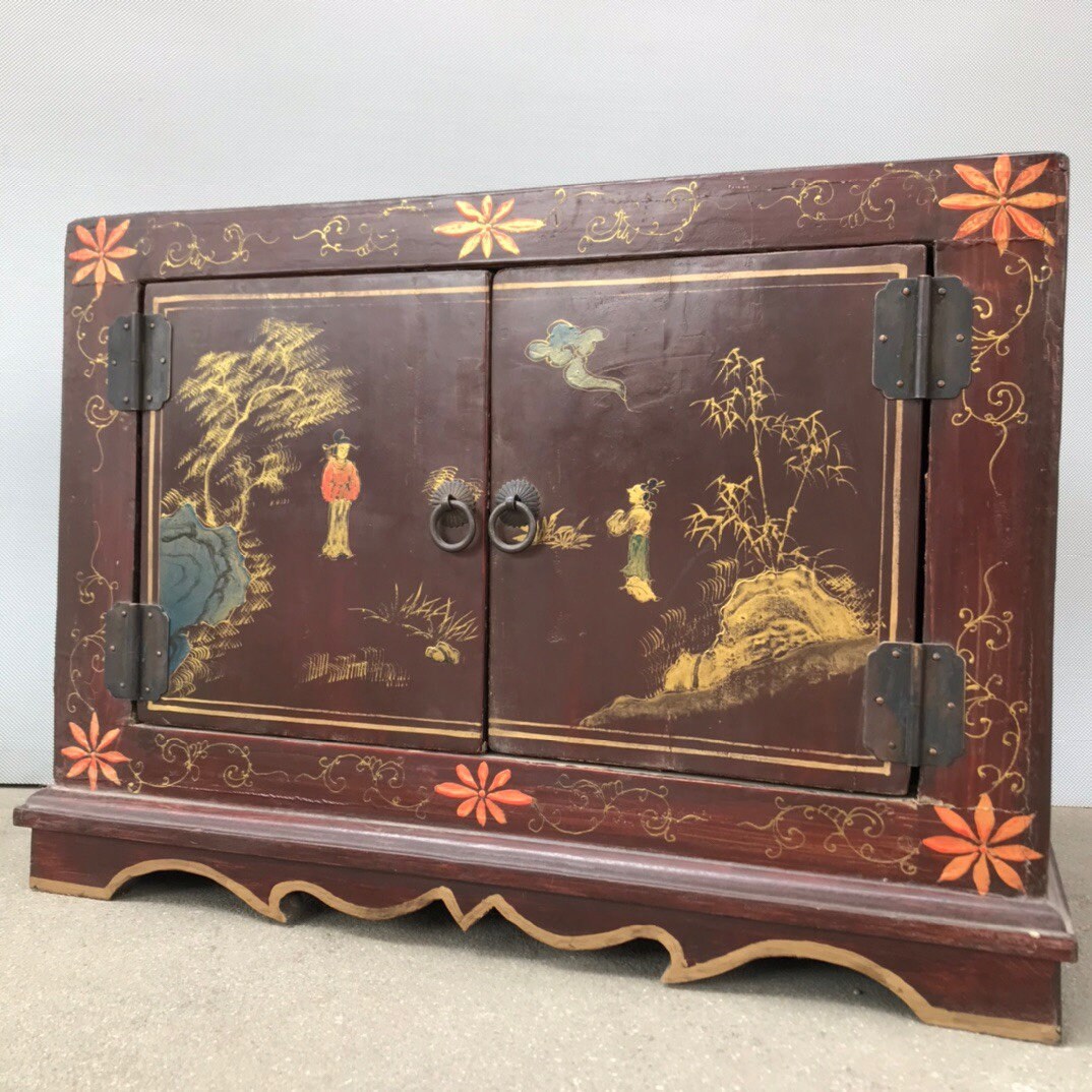 Chinas uraltes naturbelassenes Rosenholz bemalt kostbare große | Etsy