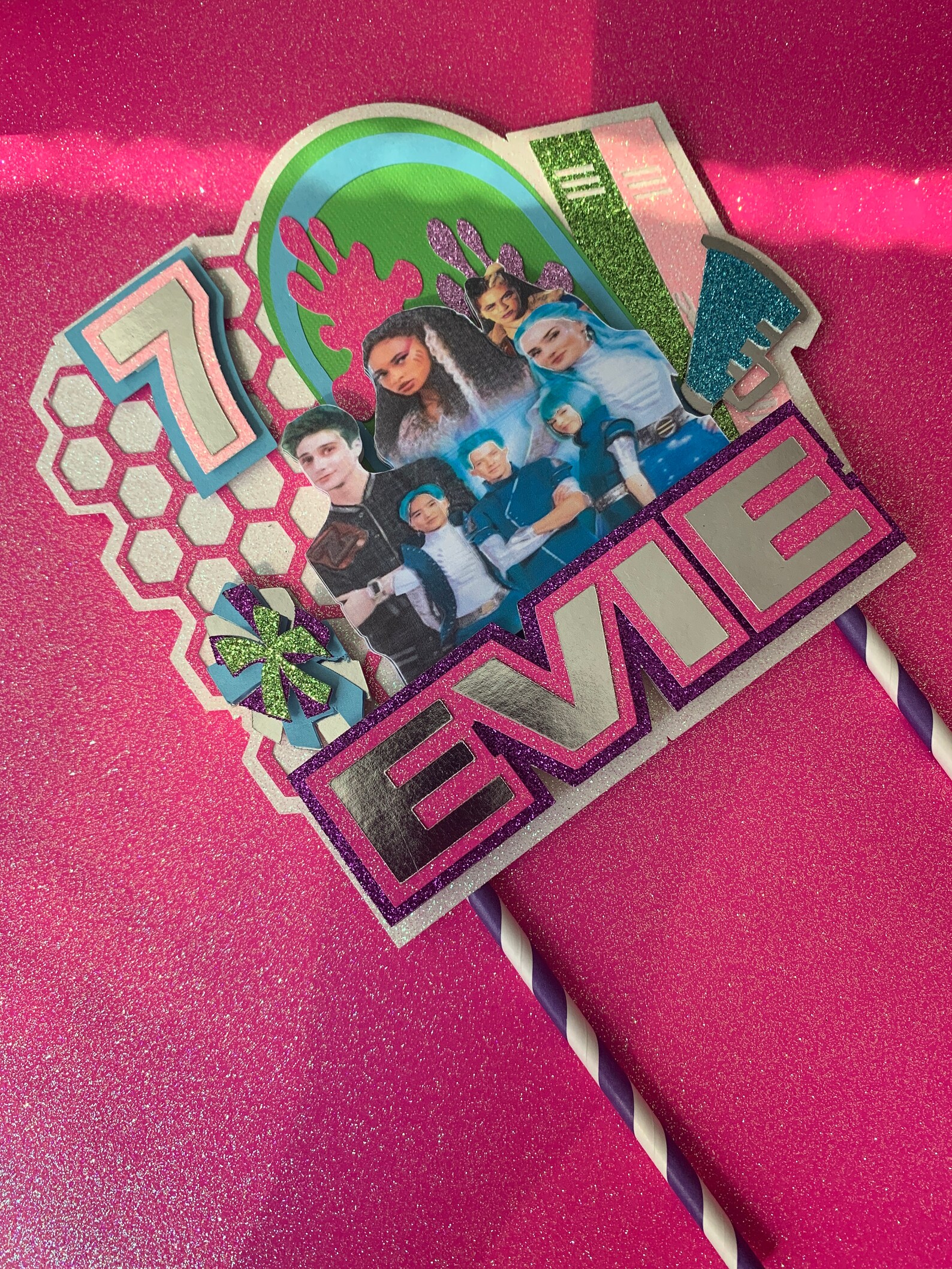 Disney Zombies 3 Cake Topper Disney Zombies 3 Cupcake Topper Etsy