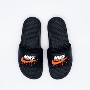 nike rainbow sliders