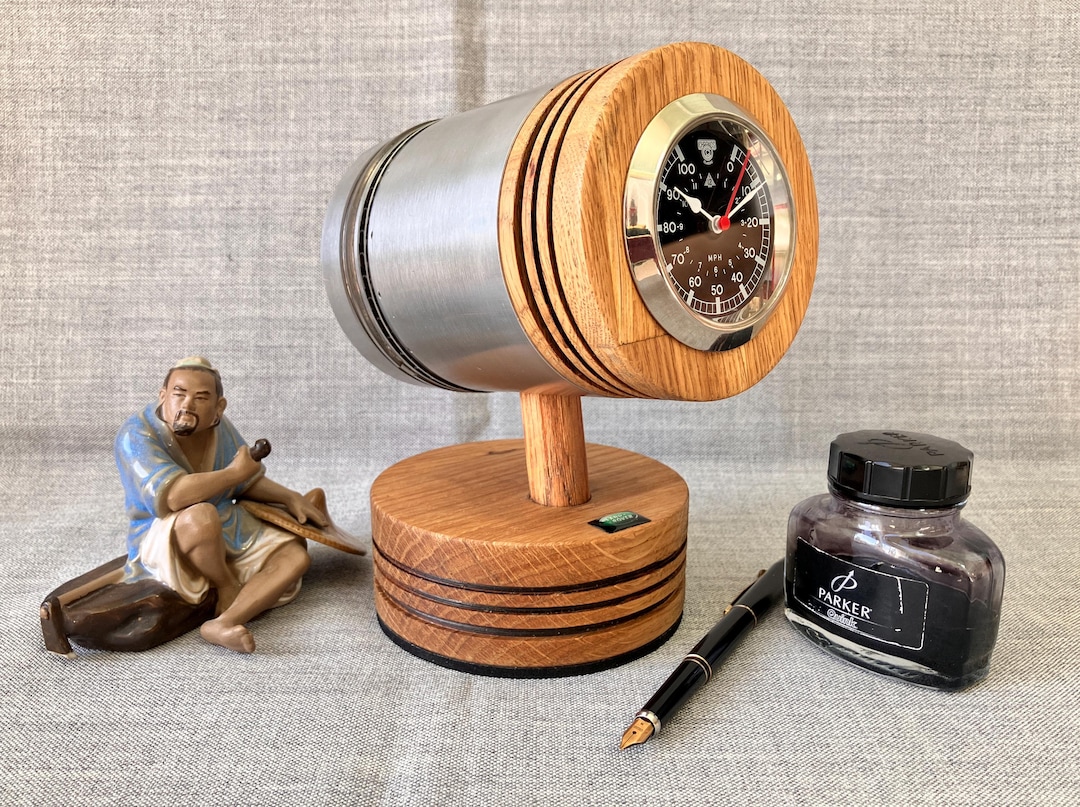 Land Rover Desk Clock, Handmade, Using a Series IIA Piston & Reclaimed ...