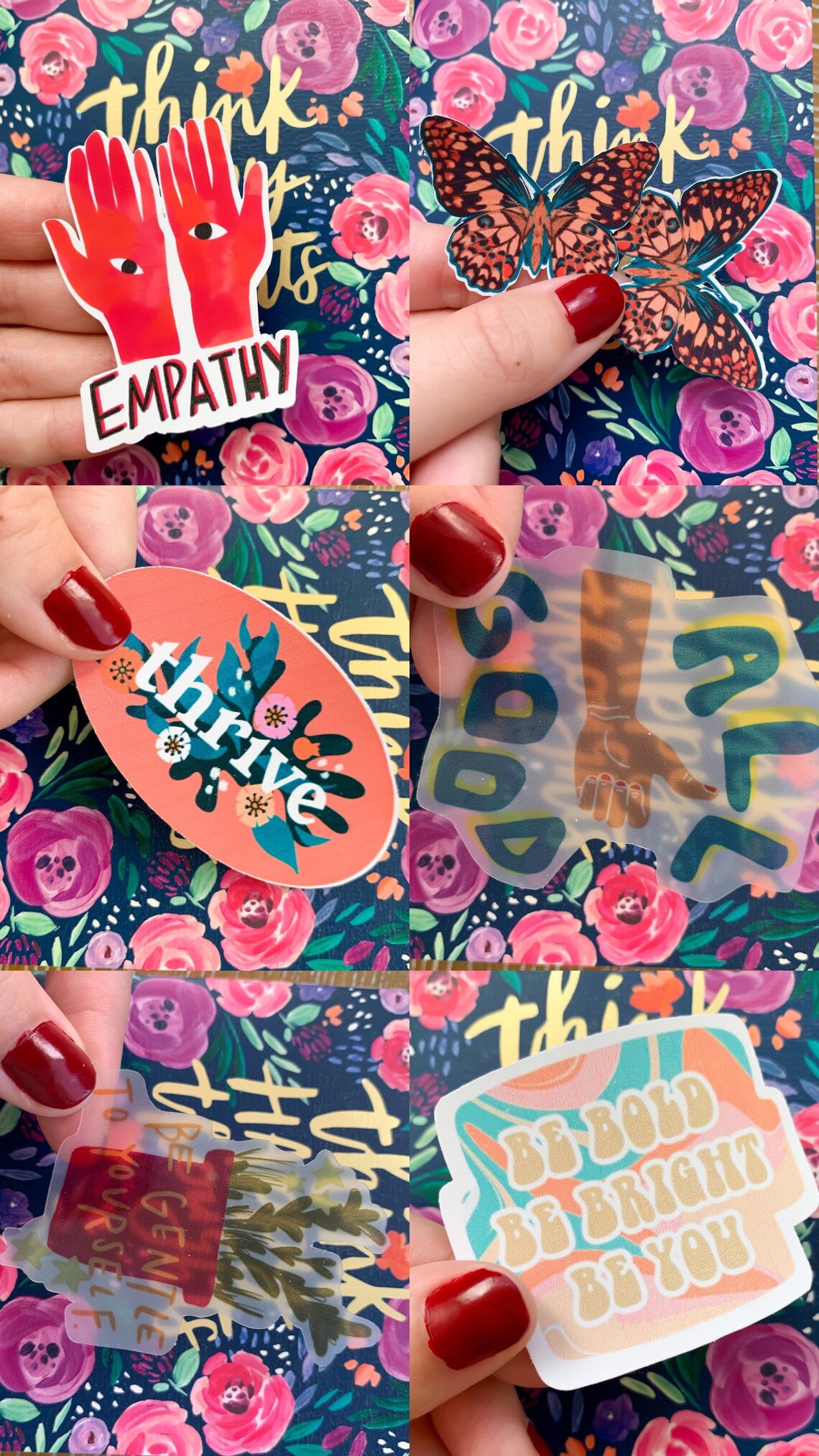 Aesthetic Individual Laptop Stickers Empowering stickers Etsy