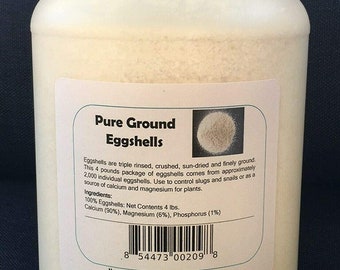 Four Pounds - Pure Egg Shells - Finely Ground