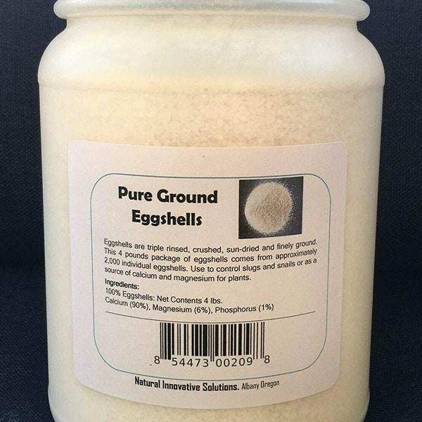 Four Pounds - Pure Egg Shells - Finely Ground