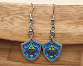 Legend of Zelda Hylian Shield Earrings