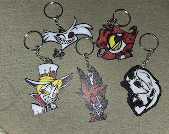 Hazbin Hotel Valentine's Ship Keychains (READ DESCRIPTION) - Etsy