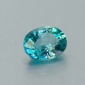 0.56ct Certified Natural Grandidierite OV6x5mm BlueGreen 100% Genuine Grandidierite