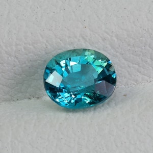 0.52ct Certified Natural Grandidierite OV 5mm BlueGreen 100% Genuine Grandidierite