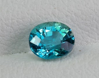 0.52ct Natural Unheated Grandidierite OV 5mm BlueGreen 100% Genuine Natural Grandidierite