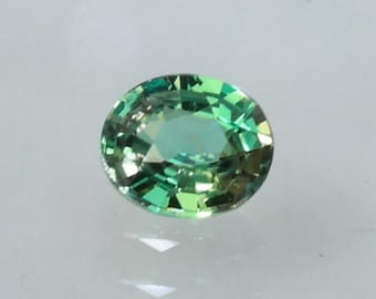 Alessandrite OV non riscaldata certificata da 0,46 ct 5x4 mm giallo verde Alex naturale autentico al 100%