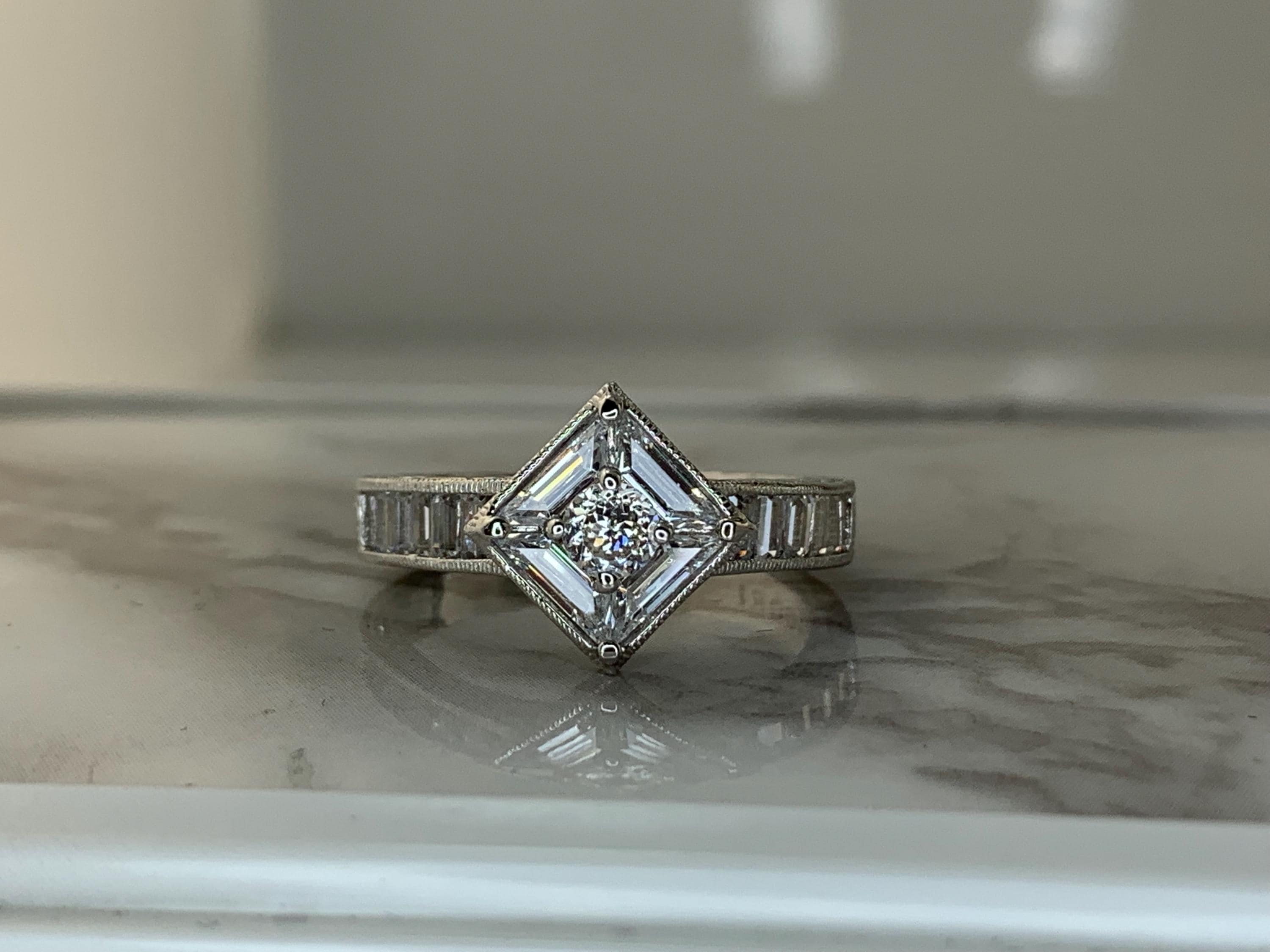 Estate Baguette Ring