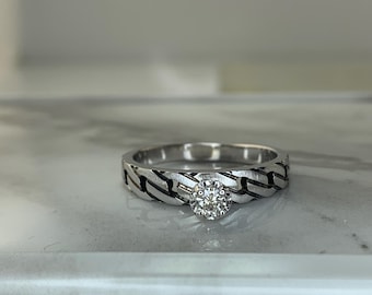 Estate 14kt .10ct Diamond Ring