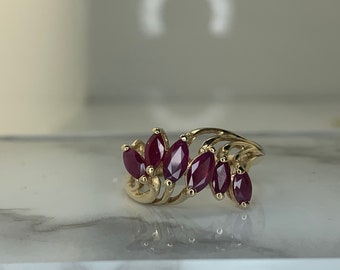 Estate 14kt Genuine Ruby Ring