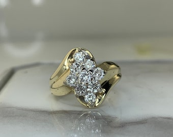 Estate 14kt .75cttw Diamond Ring