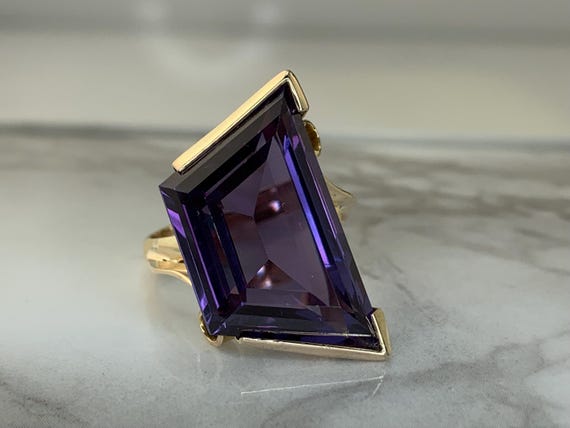 Estate 14kt LC Alexandrite Ring